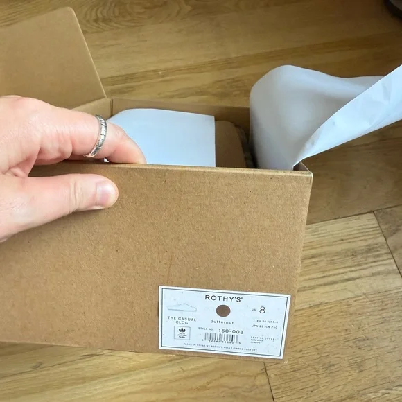 Rothy's The Casual Clog - Butternut Size 8 - Picture 6 of 6